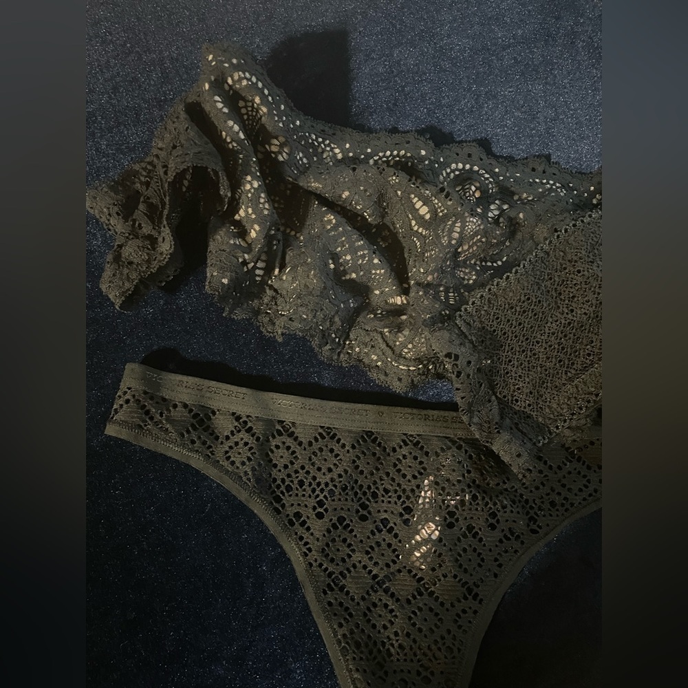 Victoria Secret Dream Angels Bralette Bra & Panty Sexy Off the Shoulders Bra 🆕 - Picture 8 of 12